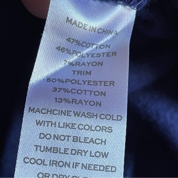 Hill House Teddy Hoodie Sweatshirt Zip-Up Soft Cotton Blend Jacket Navy NWT - Picture 7 of 9